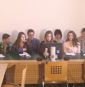 Videokonference s žáky z ruského města Mytišči