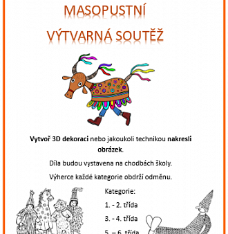 Masopustní výtvarná soutěž