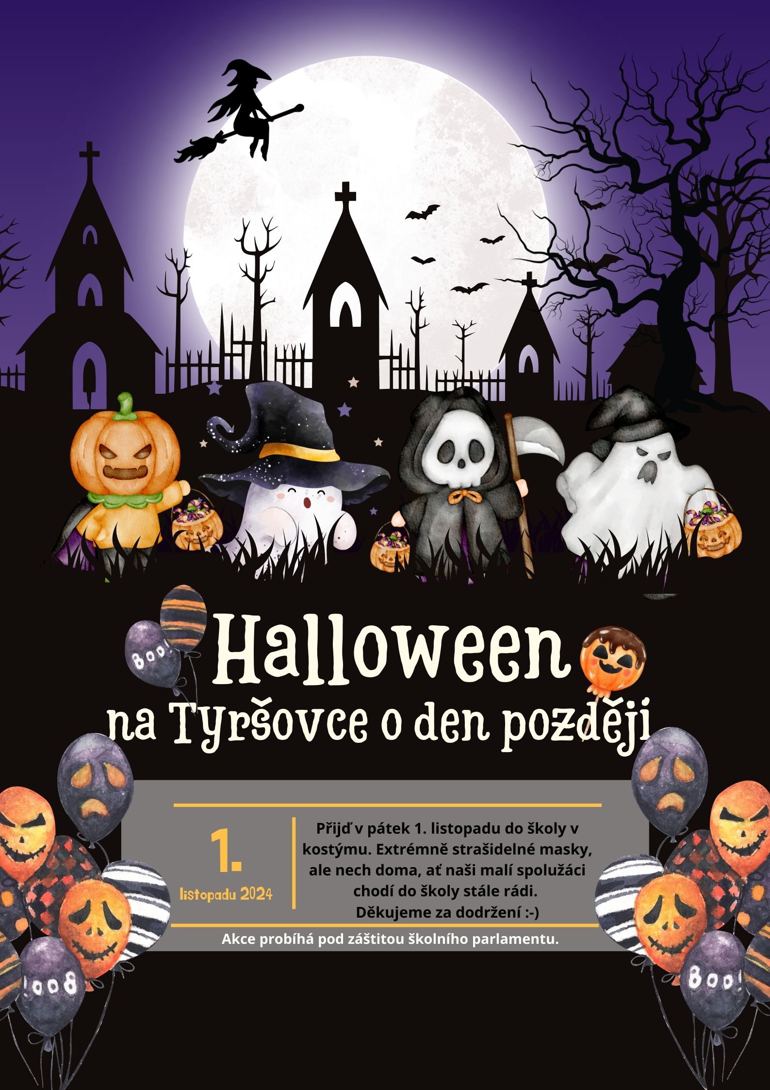 Halloween o den později