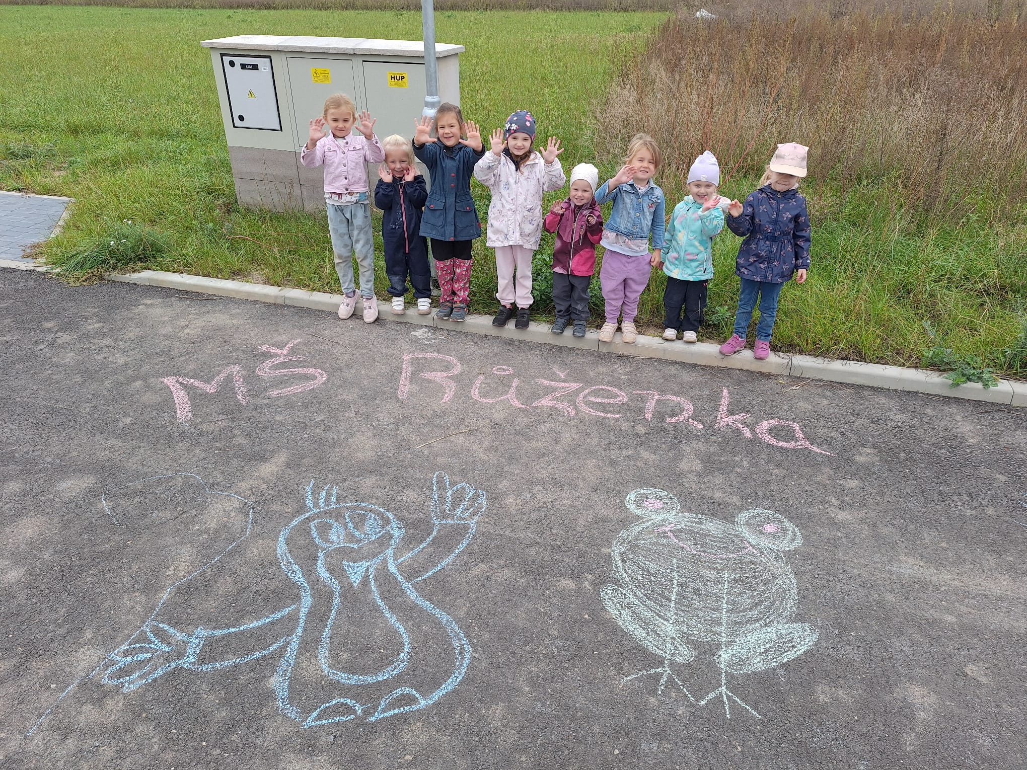 Street art s Růženkou